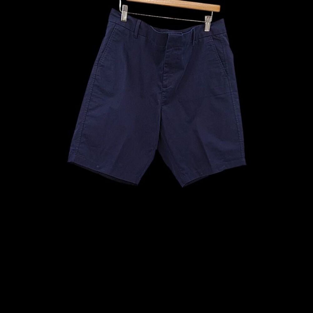 Quince Men Organic Stretch Cotton Chino Bermuda Shorts Deep Navy 16